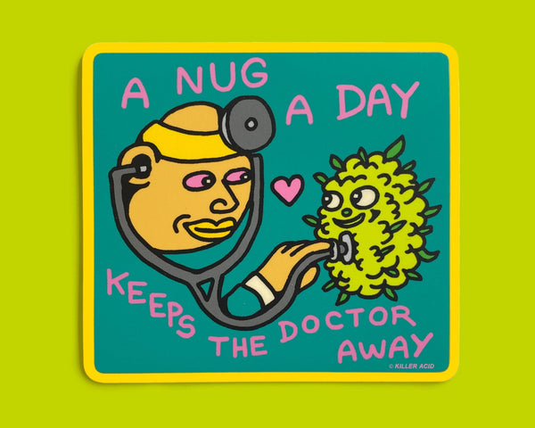 A Nug A Day Sticker - Stickers - killeracid.com