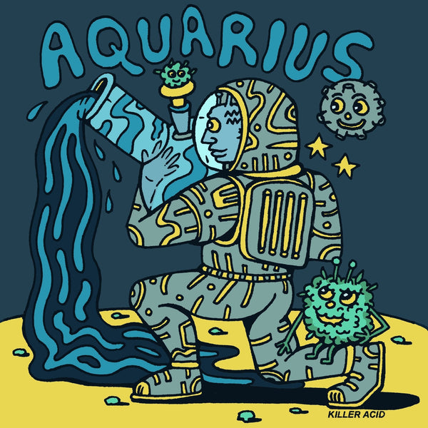 Aquarius Button - Buttons - killeracid.com