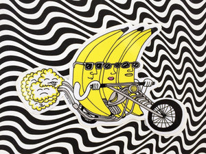Banana Riders Sticker - Accessories