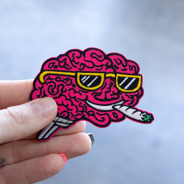 Brain on Drugs Embroidered Patch - Patches - killeracid.com