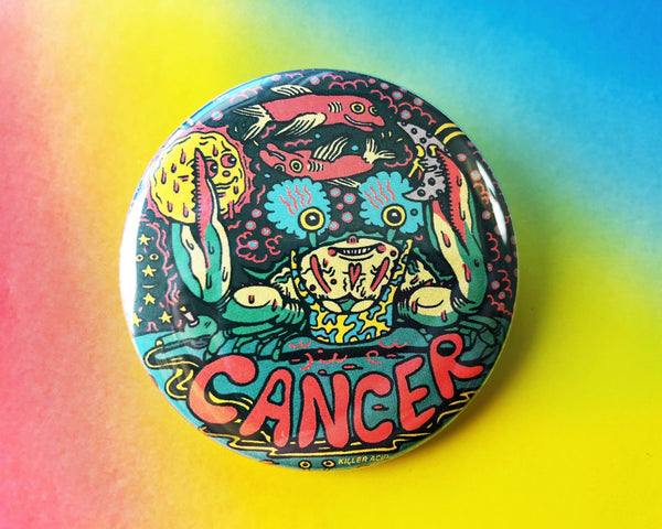Cancer Button - Buttons - killeracid.com