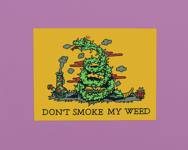 Don't Smoke My Weed Sticker - Stickers - killeracid.com