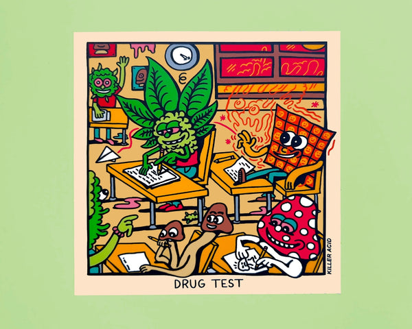 Drug Test Sticker - Stickers - killeracid.com