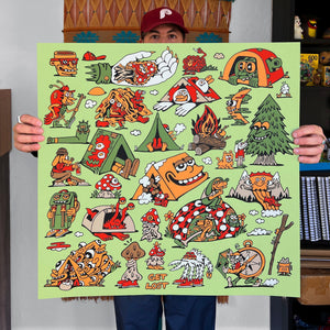 Get Lost Screen Print Poster - Posters & Prints