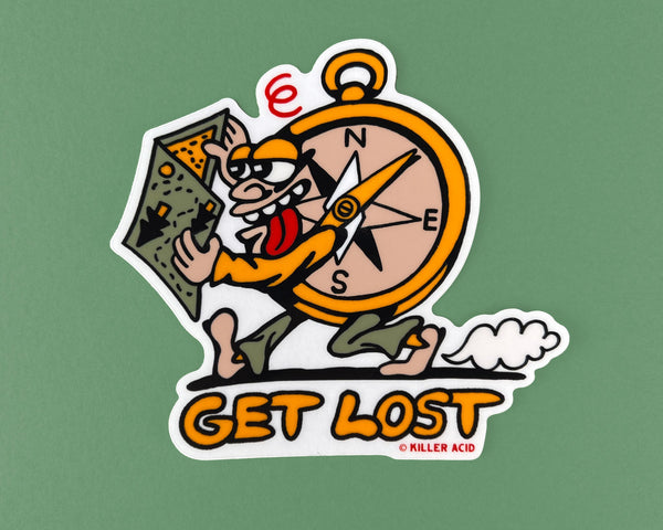 Get Lost Sticker - Stickers - killeracid.com