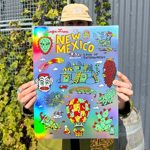 Greetings from New Mexico Poster - Posters & Prints