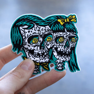 Happy Couple Embroidered Patch - Patches