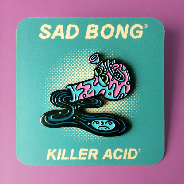 Happy & Sad Bong Pins - Accessories - killeracid.com