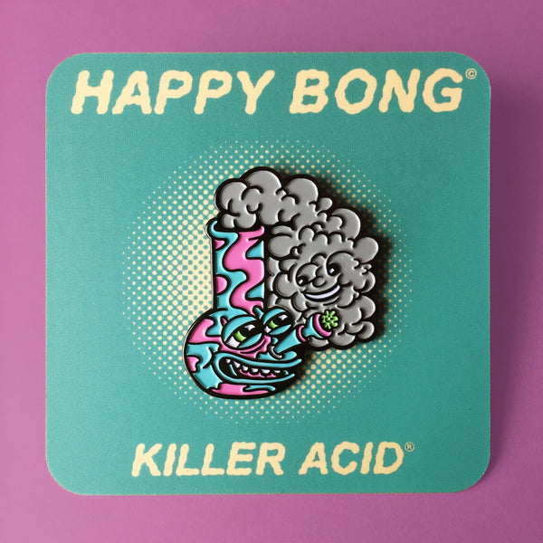 Happy & Sad Bong Pins - Accessories - killeracid.com