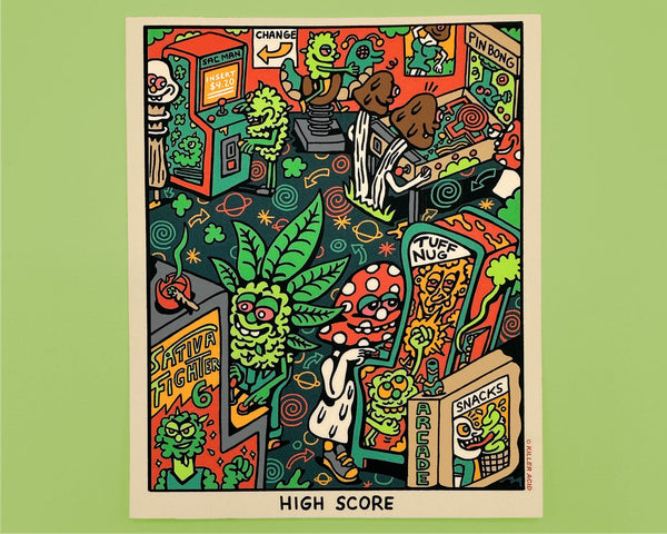 High Score Sticker - Stickers - killeracid.com