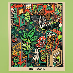 High Score Sticker - Stickers