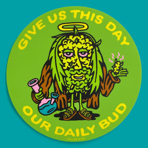 Jesus Bud Sticker - Stickers