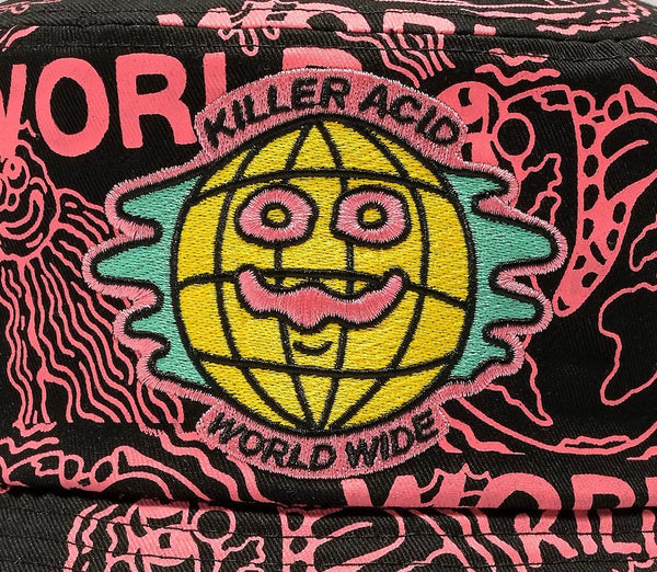 Killer Acid World Wide Bucket Hat - Hats - killeracid.com