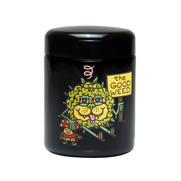 Large Black Stash Jar - Jars - killeracid.com