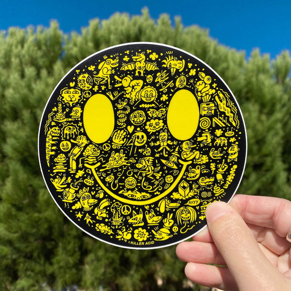 Miles of Smiles Sticker - Stickers - killeracid.com