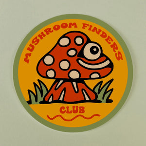 Mushroom Finders Club Sticker - Stickers - killeracid.com
