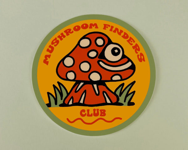 Mushroom Finders Club Sticker - Stickers - killeracid.com