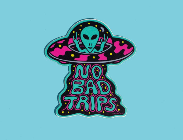 No Bad Trips Sticker - Stickers - killeracid.com