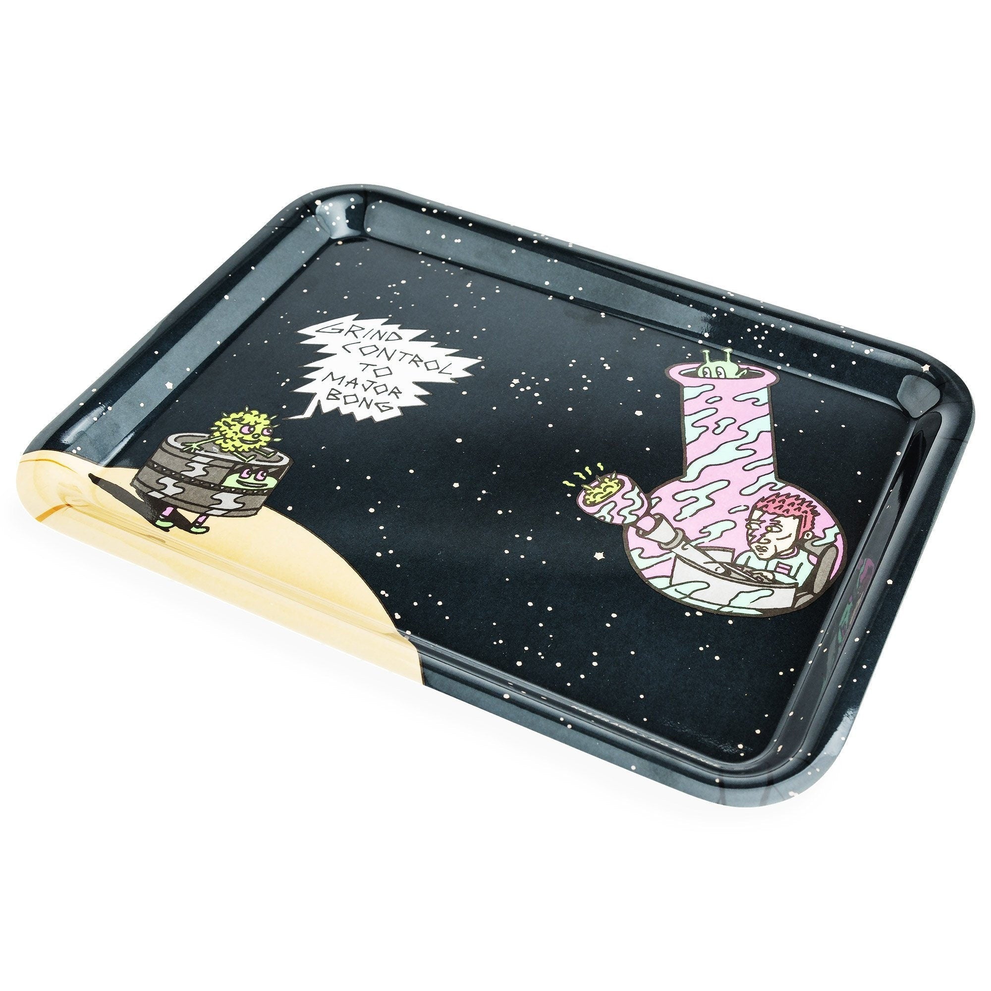 Premium Rolling Tray R & M Space Fight 5'' x 7