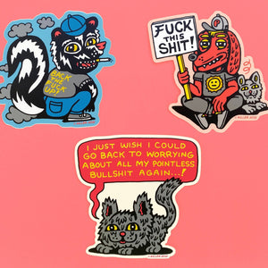 Quarantine Gang Stickers - Stickers - killeracid.com