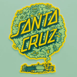 Santa Cruz Puff Dot Sticker - Stickers - killeracid.com