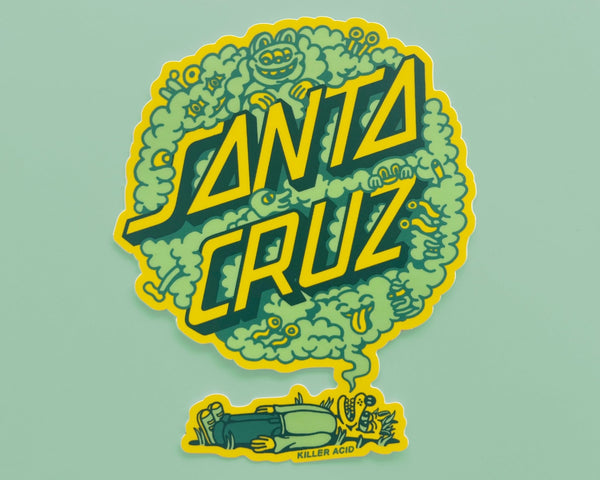 Santa Cruz Puff Dot Sticker - Stickers - killeracid.com