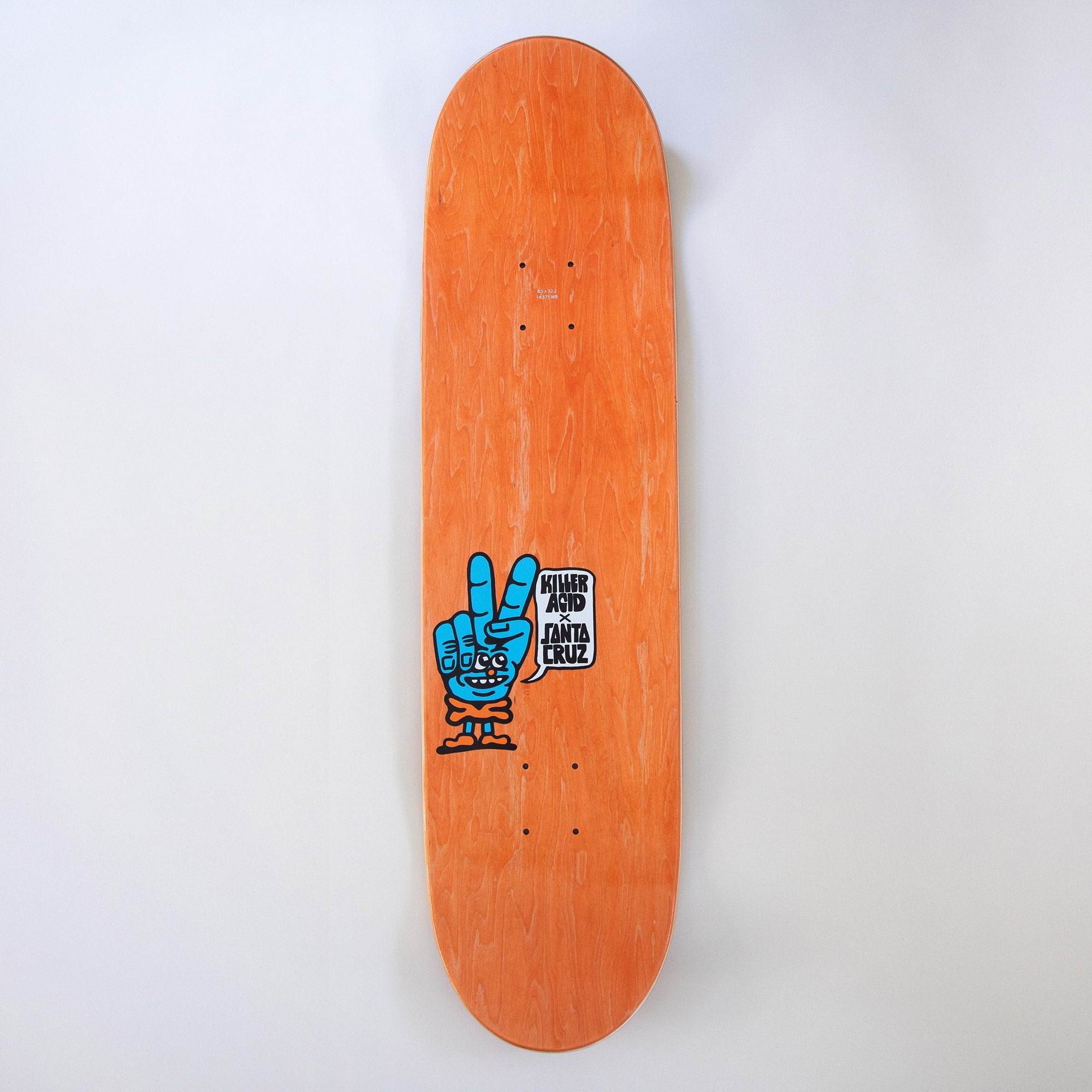 SANTA CRUZ “Screaming Hand” skate board