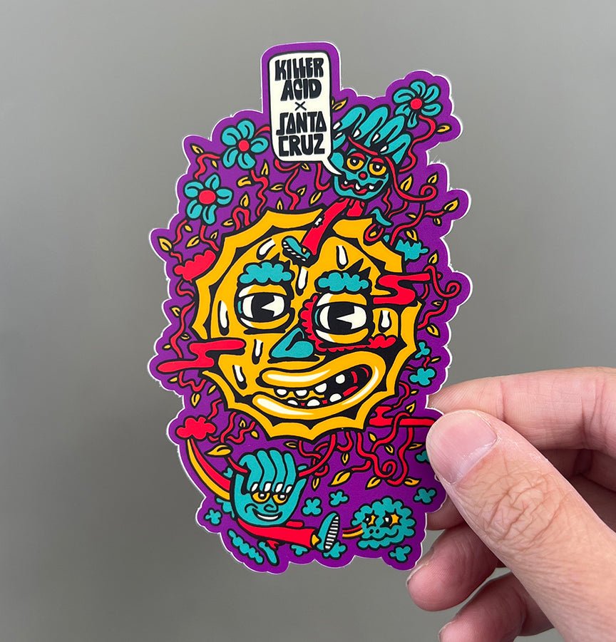 Santa Cruz Sunshine Sticker – Killer Acid