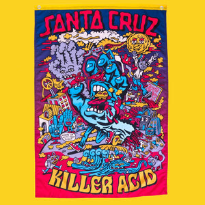 Santa Cruz x Killer Acid Banner - Prints and Banners - killeracid.com