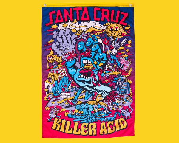 Santa Cruz x Killer Acid Banner - Prints and Banners - killeracid.com