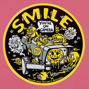 Smile You're On Camera Sticker - Stickers - killeracid.com