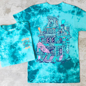 Spook House Tahiti Blue Wash T-shirt - T-Shirts - killeracid.com