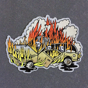 SUV on Fire Patch - Patches - killeracid.com