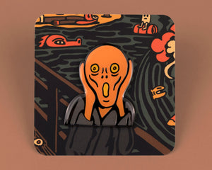 The Scream Enamel Pin - Pins