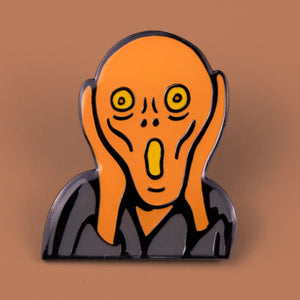 The Scream Enamel Pin - Pins