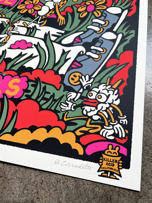 Touch Grass Screen Print - Posters & Prints - killeracid.com