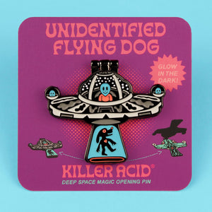 Unidentified Flying Dog Enamel Pin - Pins - killeracid.com