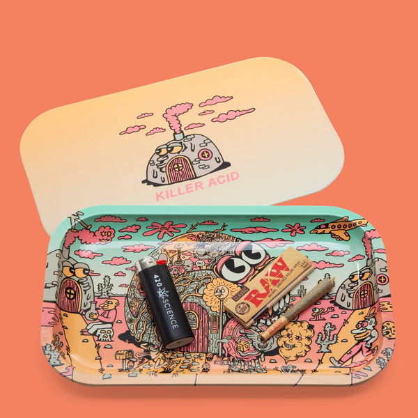 Way Out West Metal Rolling Tray - Accessories - killeracid.com